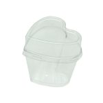 קעריות לב עם מכסה