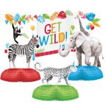 קישוט מרכז שולחן מסיבת חיות