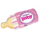 בלון הליום ענק בקבוק - ורוד