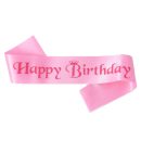 סרט גוף happy birthday ורוד