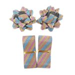 סרט מתנות + פרחים - צבעוני