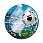 צלחות נייר קטנות אוהדי כדורגל