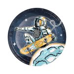 צלחות נייר קטנות סקייט בחלל