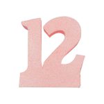 קלקר לקישוט שולחן בת מצווה - ורוד