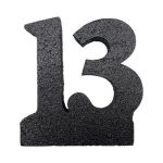 קלקר לקישוט שולחן בר מצווה - שחור