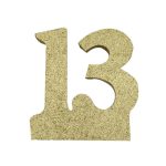 קלקר לקישוט שולחן בר מצווה - זהב