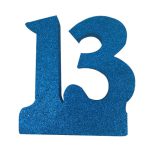 קלקר לקישוט שולחן בר מצווה - כחול