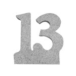 קלקר לקישוט שולחן בר מצווה - כסף