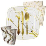 חבילת קיסר לבן זהב 10 מוזמנים