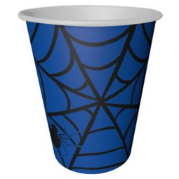 כוסות נייר חם/קר ספיידרמן - כחול