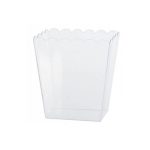 כלי הגשה פופקורן שקוף - קטן