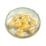 נר צף זוהר - קרם