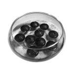 נר צף זוהר - שחור