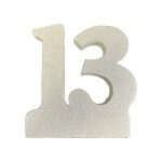 קלקר לקישוט שולחן בר מצווה - לבן